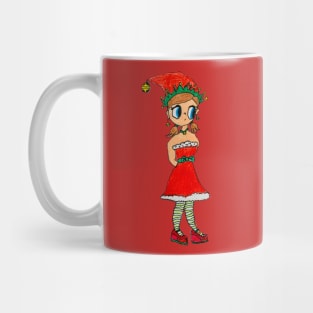 Gloria Christmas Elf Girl Mug